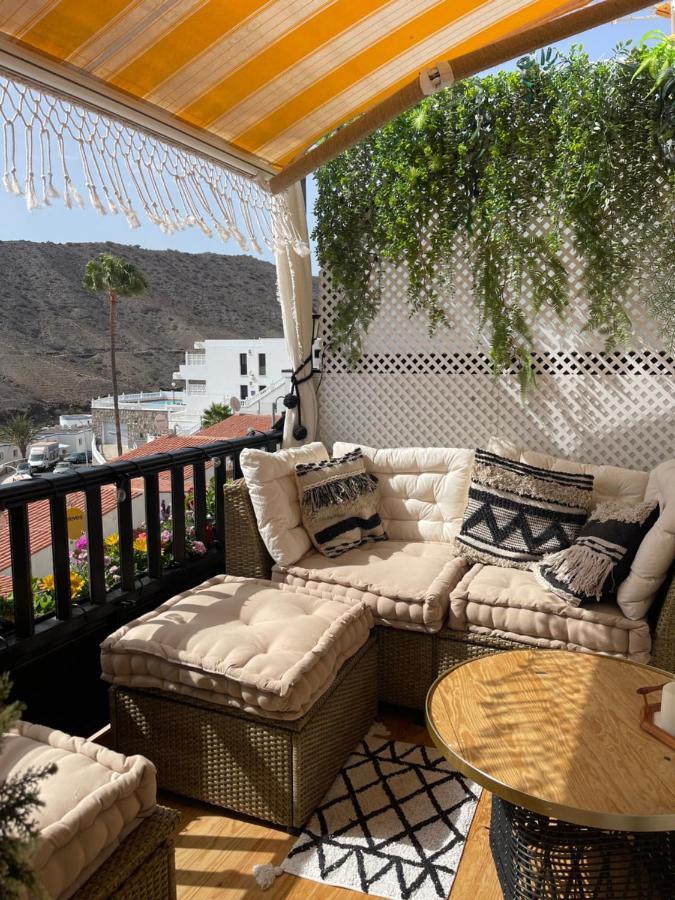 Boho Style Bungalow With Ocean View Mogán エクステリア 写真