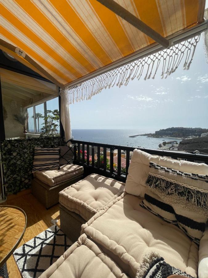 Boho Style Bungalow With Ocean View Mogán エクステリア 写真