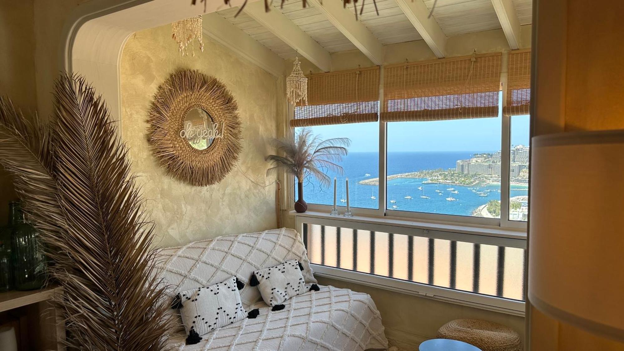 Boho Style Bungalow With Ocean View Mogán エクステリア 写真